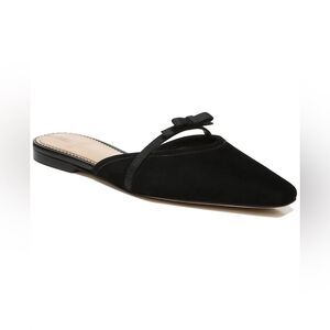 Sam Edelman Women's Leather Carol Bow-Tie Mules in Black